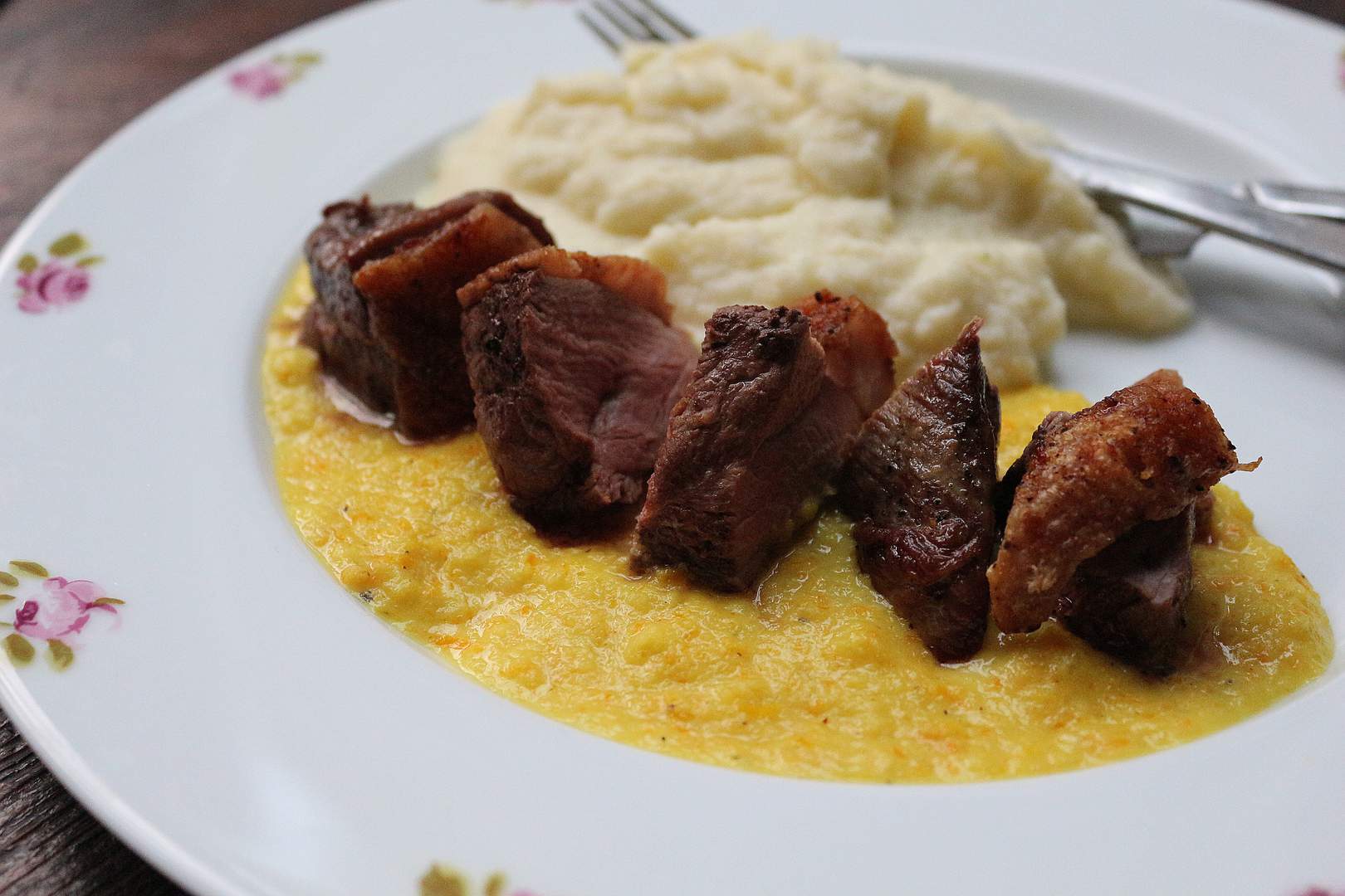 Duck Breasts With Orange Sauce And Cauliflower Mash - 