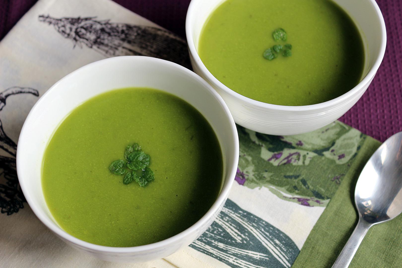 Minty Pea Soup - 