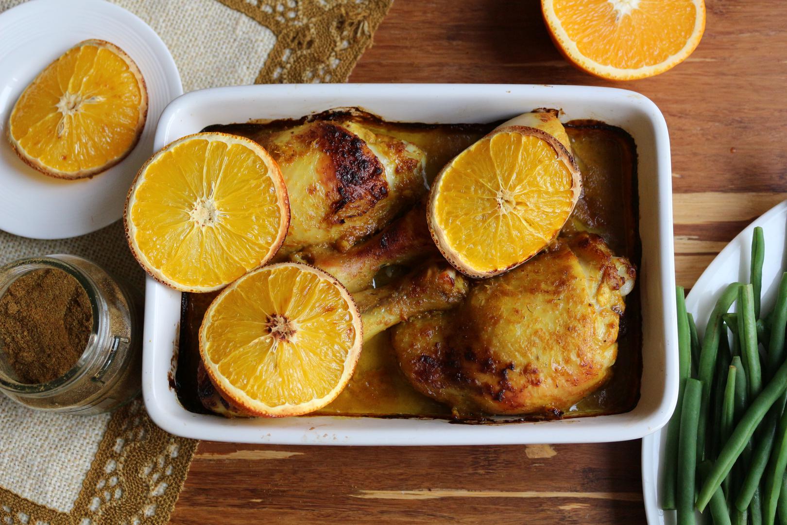 Chicken With Oranges - 