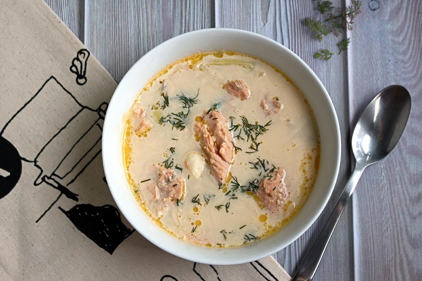 Creamy Norwegian Fish Soup With Fresh Dill - 
